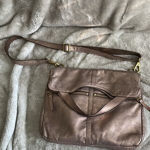 FOSSIL cowhide leather purse